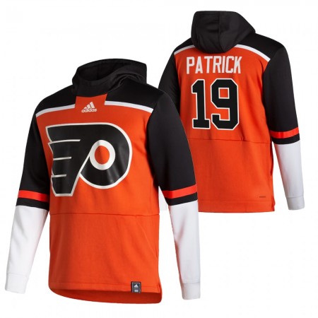 Herren Eishockey Philadelphia Flyers Nolan Patrick 19 2020-21 Reverse Retro Pullover Hooded Sweatshirt